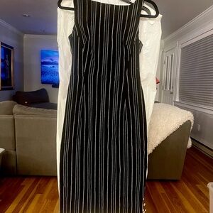 EXPRESS STRETCH Black with White stripes